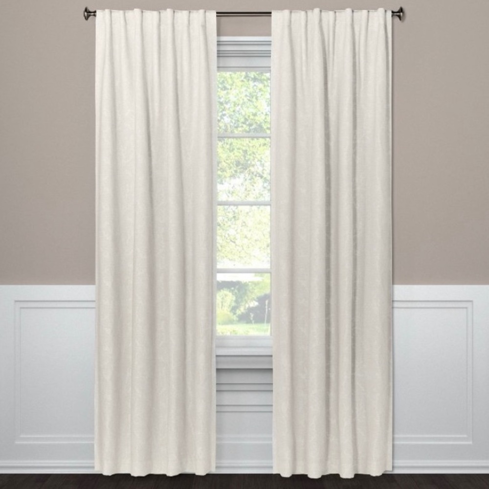(2) Threshold Edalene Jacquard Blackout Curtains